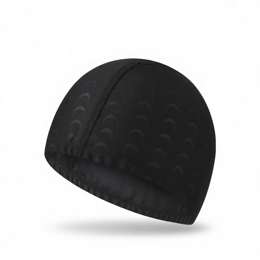 Elastic Swimming Hat Breathable Polyester Swim Cap Adult Unisex Comfortable Fabric Water Sports Training Accessories