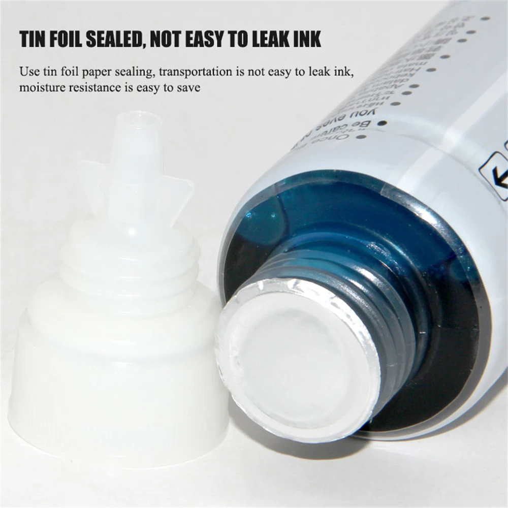 Imagem -06 - Tinta Corante Universal para Epson Tinta de Reenchimento para Impressora Jato de Tinta Deskjet c m y bk T664 L110 L120 L200 L210 L375 L395 L396 L355 L365 70ml