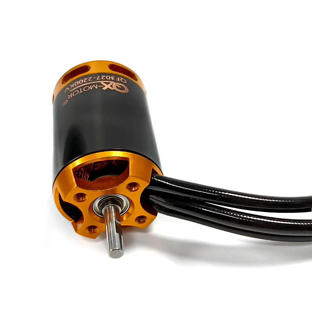 QX-มอเตอร์แบบไม่มีแปรง70มม. 12ใบพัดพัดลมท่อ QF3027 2200kv สำหรับรีโมทคอนโทรลชิ้นส่วนของเล่น