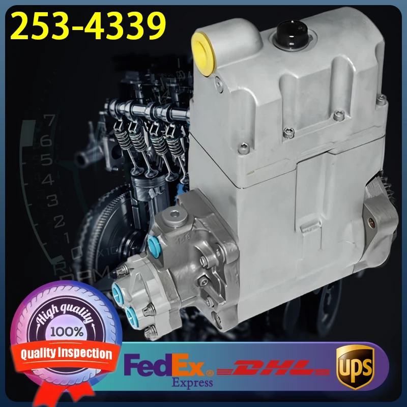 

253-4339 Fuel Injection Pump 2534339 Common Rail Pump for Caterpillar CAT C7 Engine E330D Excavator