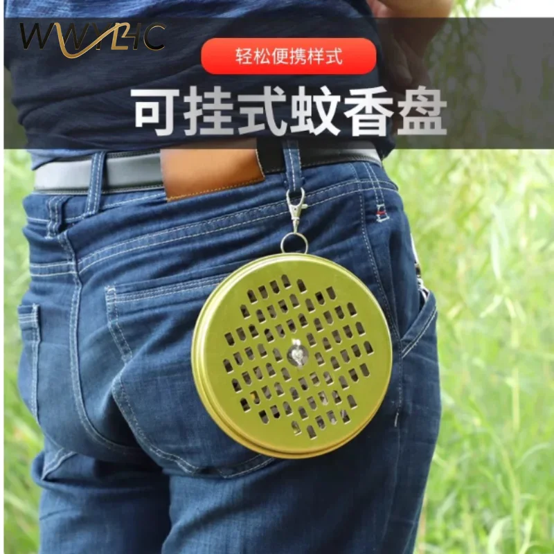 

Suitable for Stainless Steel Mosquito Coil Holder with Lid Fireproof Mosquito Repellent BoxAshtray Mosquito Coil Stove