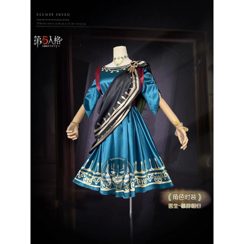 إميلي داير الطبيب تأثيري الهوية الخامس الزهرة الأبدية ليديا جونز زي زي فستان الهالوين البدلة