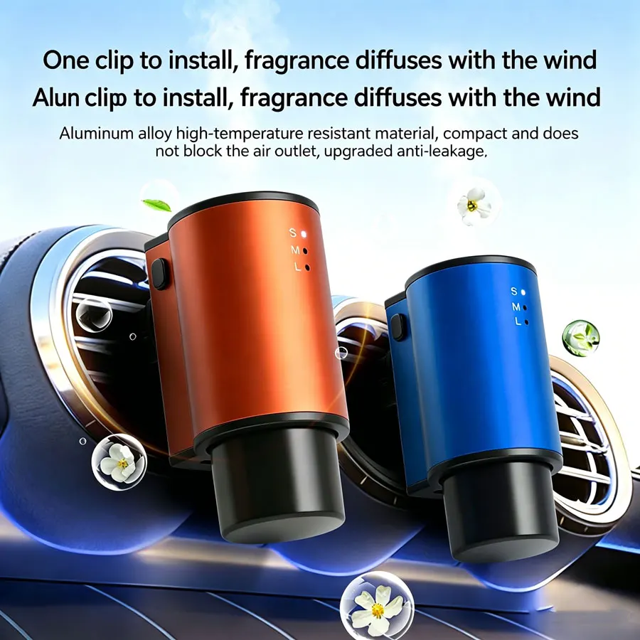 New Car Air Freshener Smart Auto Aroma Diffuser Car Air Vent Essential Oil Mist Humidifier Fragrance Diffuser Aromatherapy ﻿ view 4