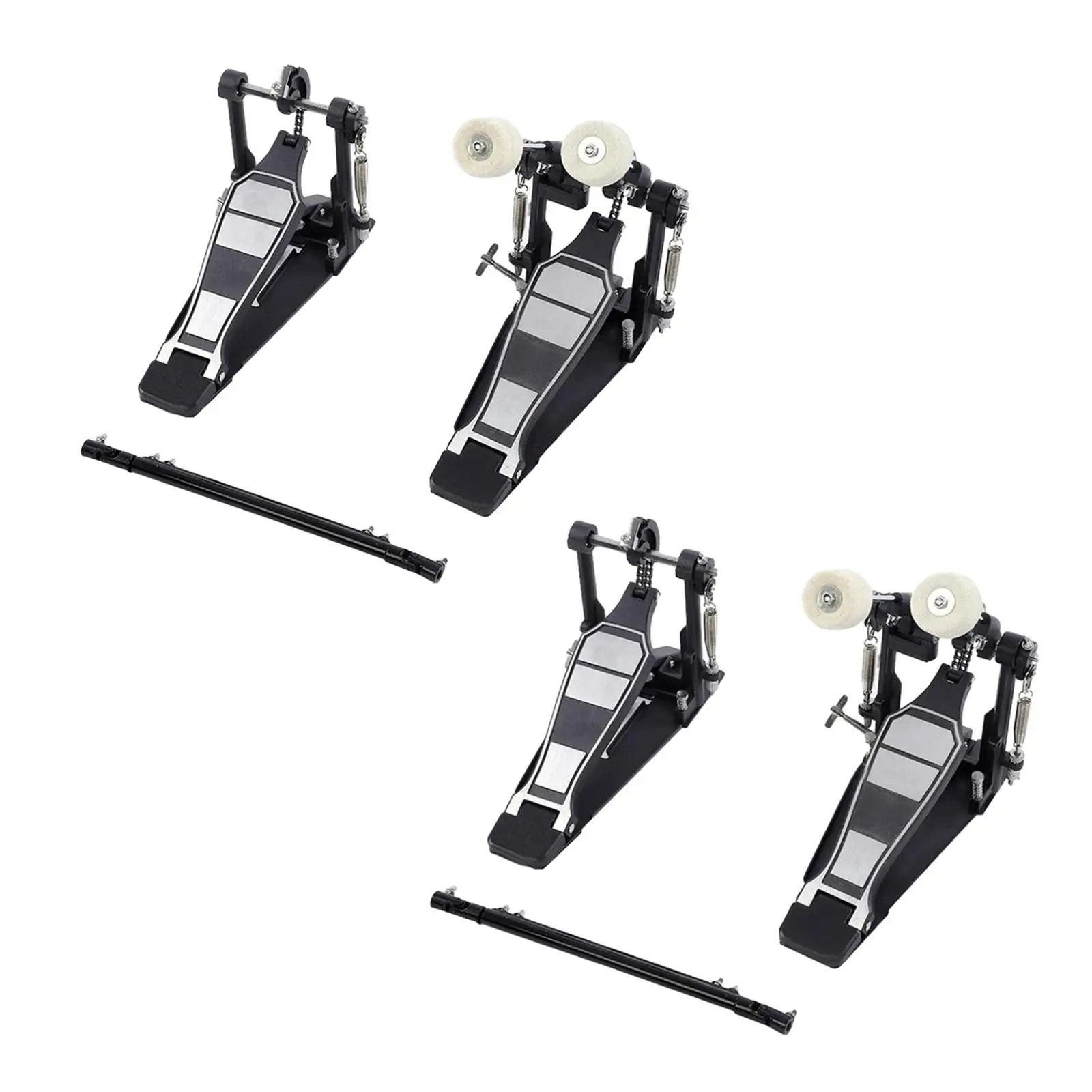 Double Bass Pedal Foot Kick Pedal for Professional Drummer Beginner