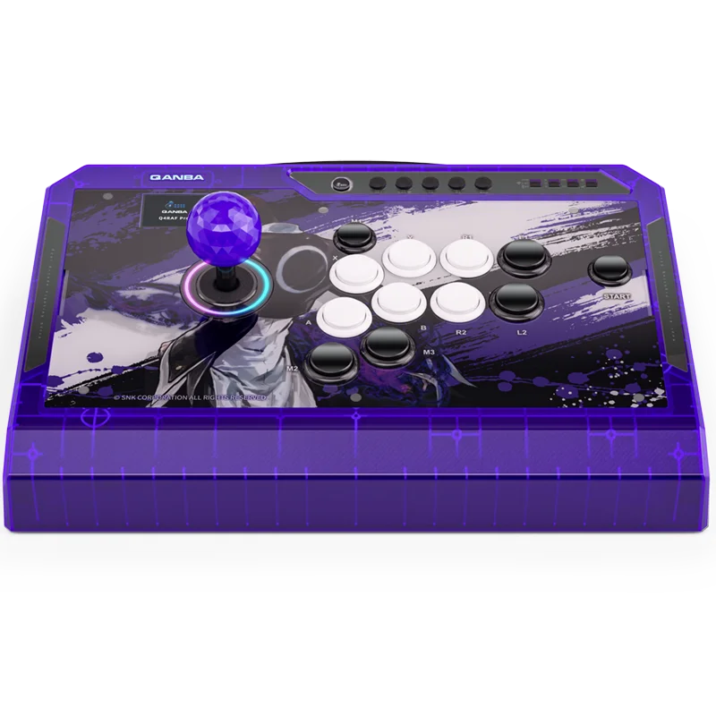 QANBA Q4 PRO 8K Limited Edition KOF/CW Wireless Arcade Game Fight Stick Bluetooth Connection 11-Button Layout for PC