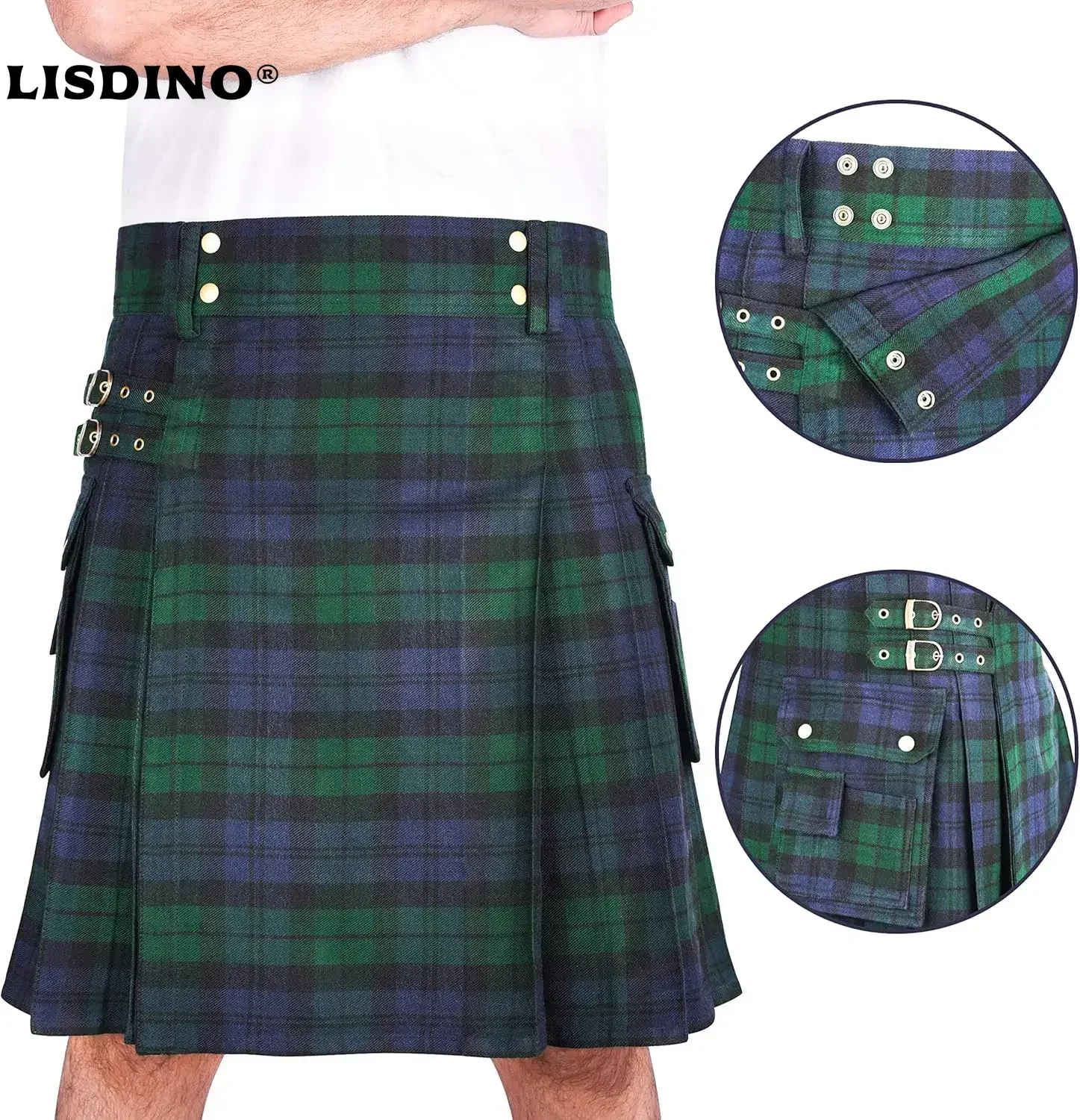 

DSS KILTS- Men's Heavy Tartan Utility Kilt-Kilt for Men