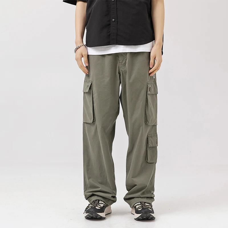 Men Cityboy Streetwear Fashion Loose Casual Cargo Pants Women Japan Vintage Outdoor Sport Techwear Pants Trousers