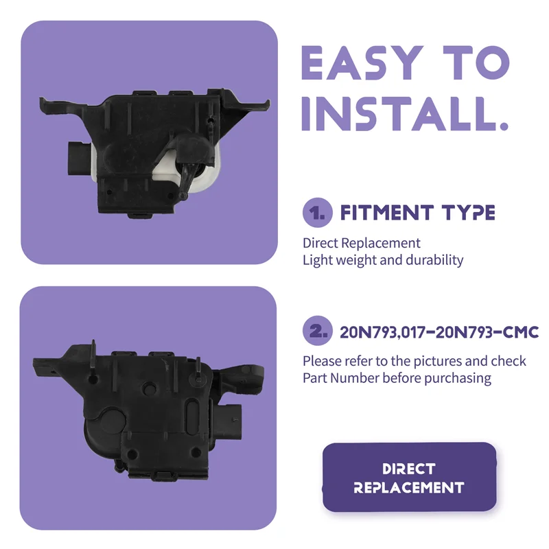 

68192368AA Active Grille Shutter Actuator Motor For Dodge Ram 1500 2013-2018 Classic 3.6L 4.7L 5.7L 3.0L 2019-2021-A54R