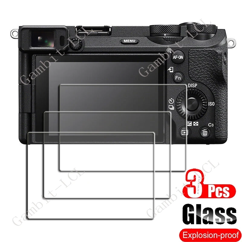 3PCS 9H Protective Tempered Glass For Sony Alpha 7C II A7C2 A7C R A7CII A7CR M2 Camera LCD Display Screen Protector Cover Film