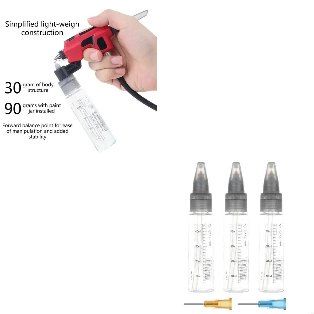 

Plastic Holder Universal Lightweight Portable Air Brush Detachable