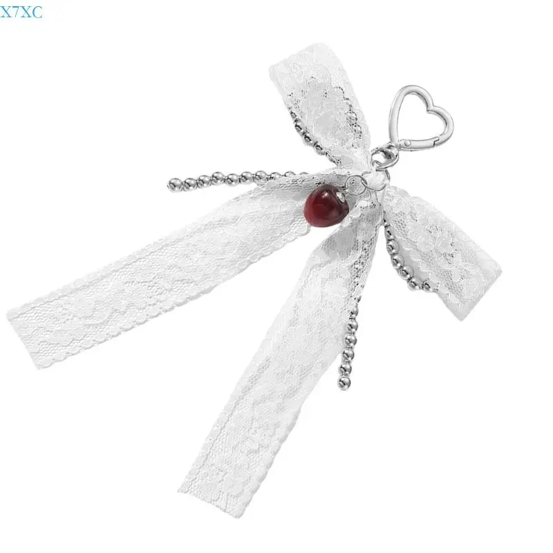 

X7XC Retro Bows Keychain Decorative Metal Accessory for Purse or Backpack