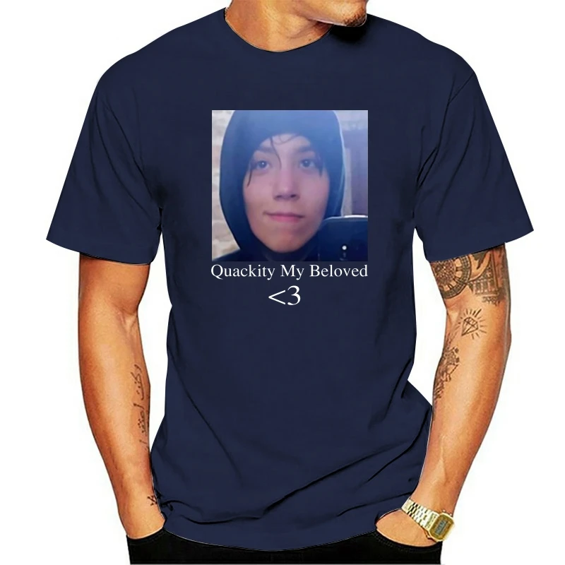 

Quackity My Beloved T Shirt Cotton Funny Geek Casual Tops Tee Homme Eu Size Breathable Tshirt Women Men Shirt