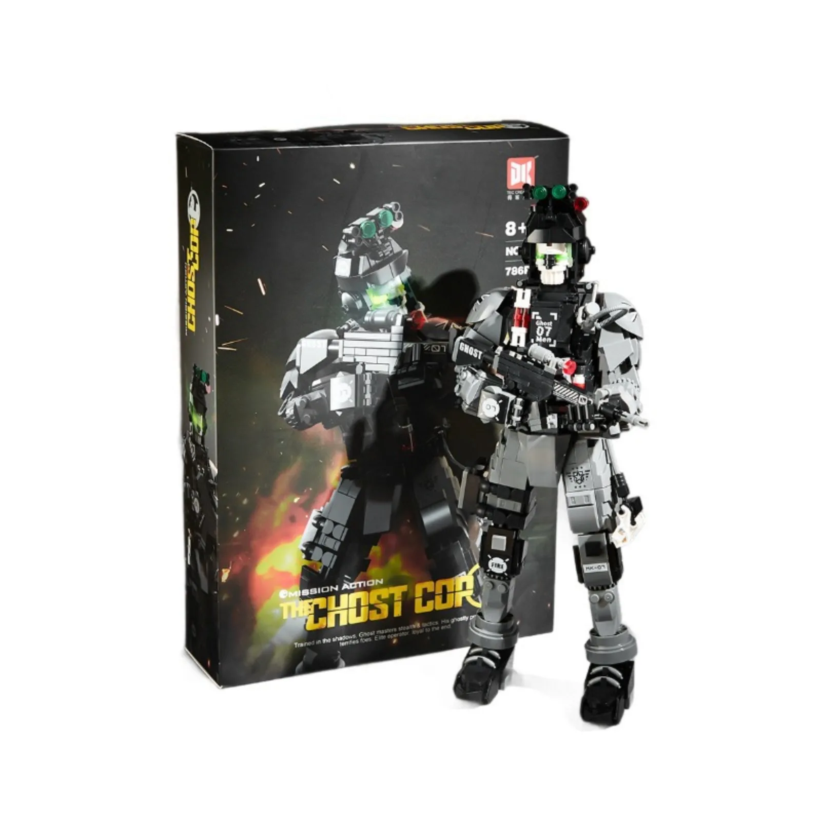 Deke 2010-1 blocs de construction de Police Mech modèle de haute difficulté jouet pour enfants cadeau d'anniversaire