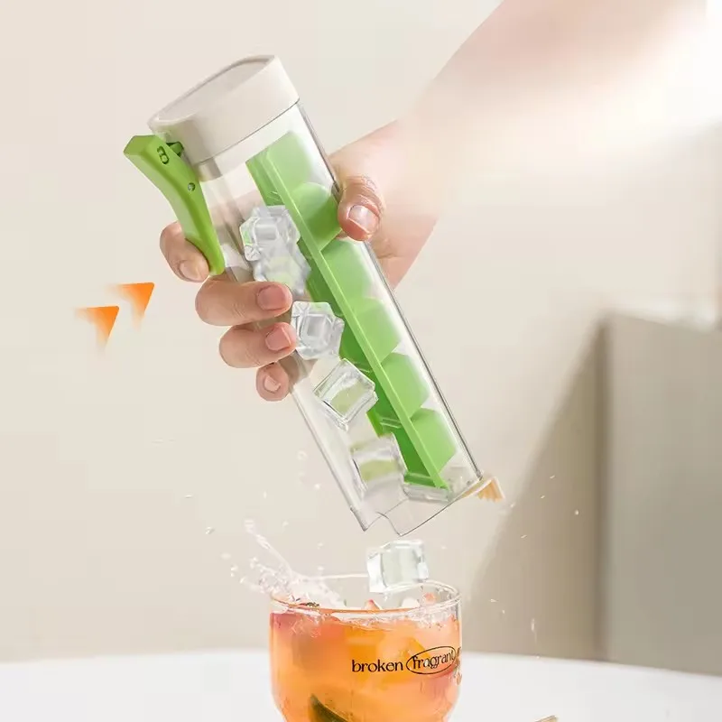 Kreative Einhand Drücken Eiswürfel Form DIY Eiswürfelmaschine 3D Eiswürfelform Form für Whiskey Cocktail Küche Bar Werkzeug Zugang