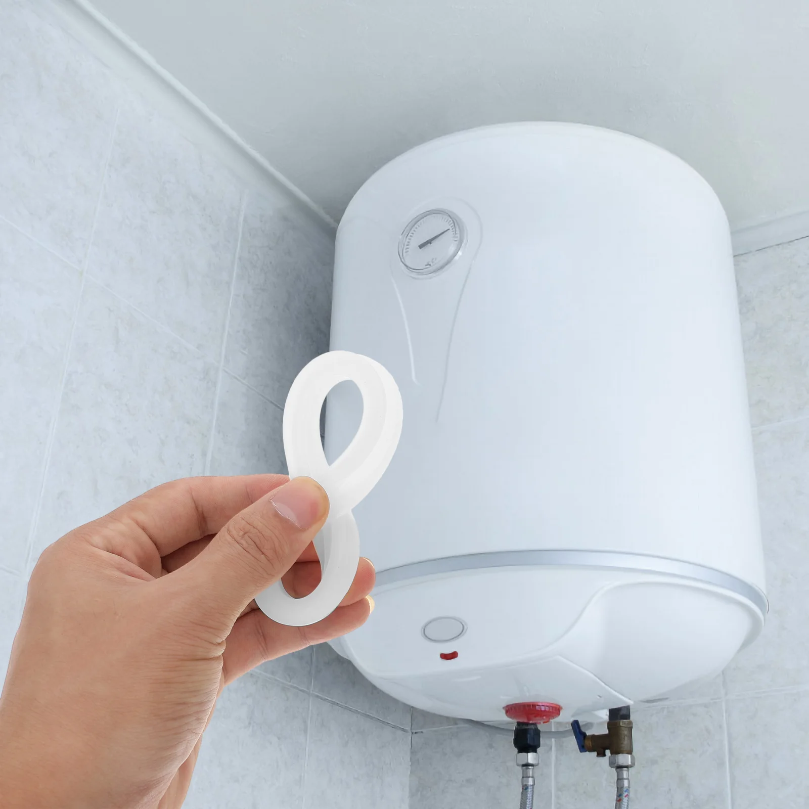 

12Pcs Cover Gasket Water Heater Leak Prevention Hot Tub Parts Shower Drain Gasket Replacement Hot Tub Parts