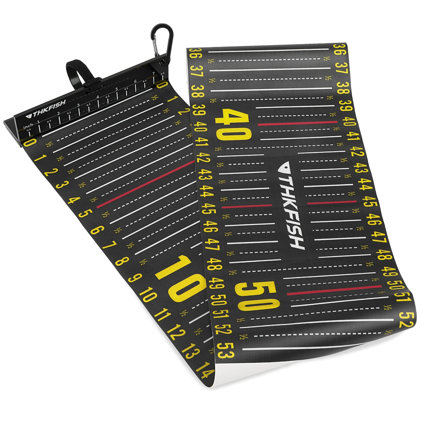 

THKFISH Fish Measuring Ruler 135cm/53in Foldable PVC Waterproof Fishing Measuring Tape Sticker Rulers Fishing Tool Accessories
