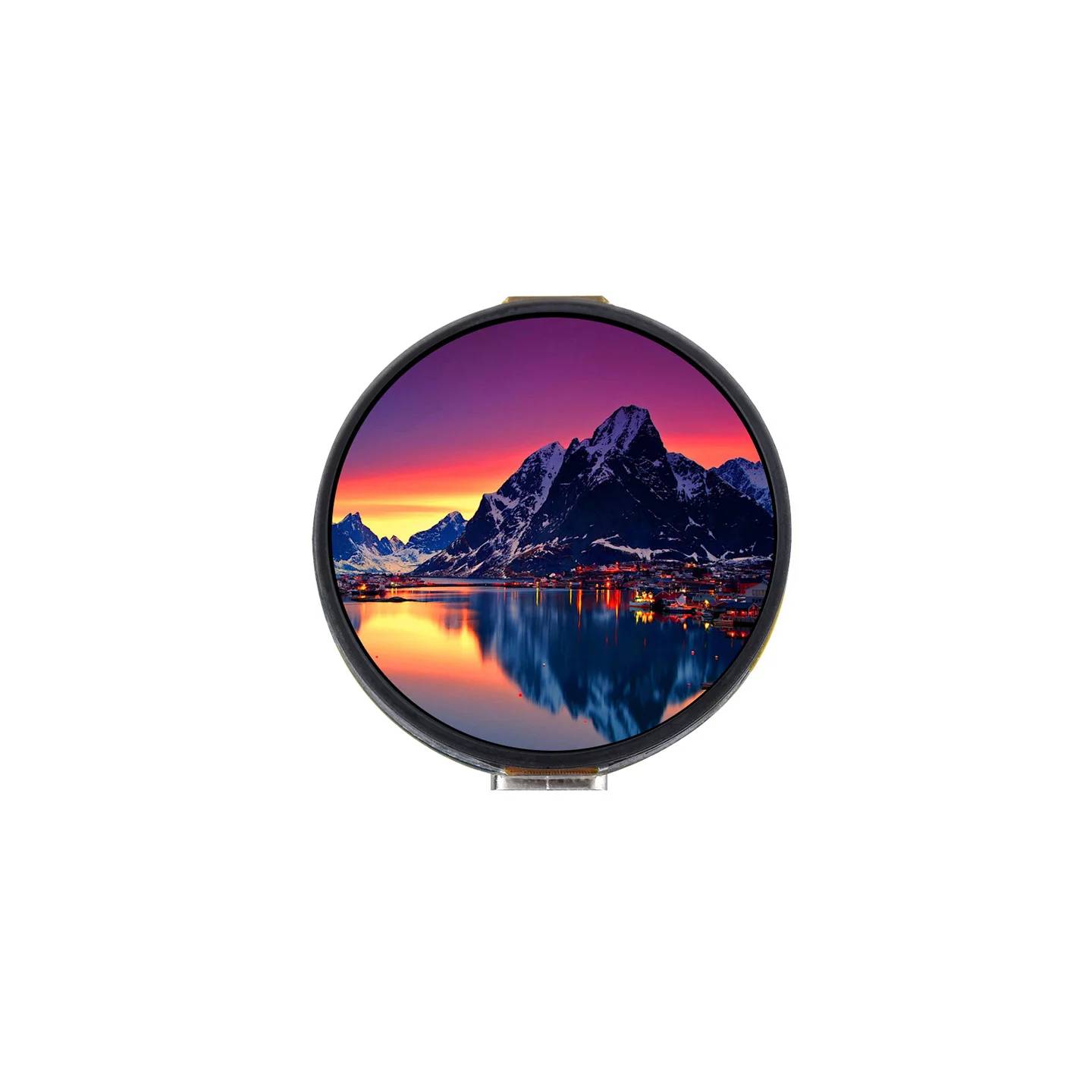 Waveshare ESP32-C6 1,32 Zoll AMOLED Rundes Touch-Display, ausgestattet mit ESP32-C6 Hochleistungs-32-Bit-RISC-V-Prozessor, 466×466