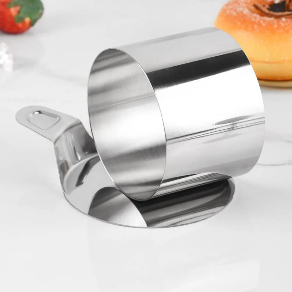 

2 Sets Stainless Steel Cake Molds Heart Shaped Cookie Cutters Bread Tools Biscuit Baking Kitchen Dough Metal Mousse