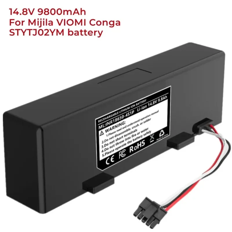 

Original Akku Viomi V3 V2 Pro VRVCLMB21B MVVC01-JG STYTJ02YM Roboter Staubsauger 14,8 V 9800mAh