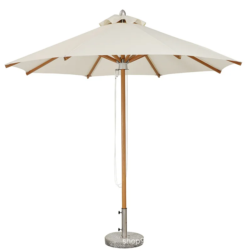 

Outdoor Parasol Courtyard Hotel Leisure Umbrella Internet celebrity Beach Pillar Umbrella Villa Swimming Pool Umbrella Restauran
