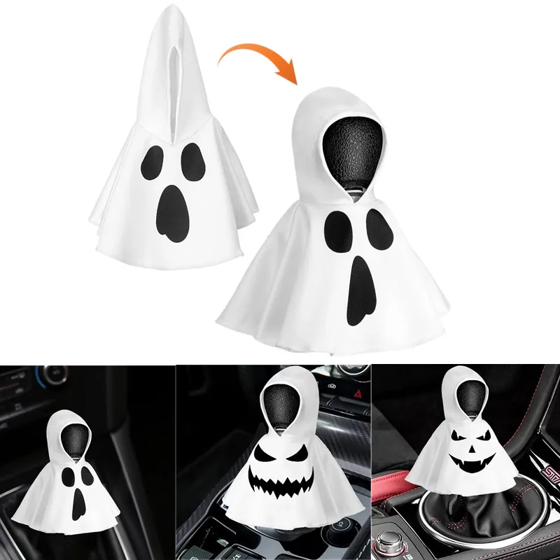 

NEW Car Gear Shift Cover Hoodie Shift Lever Universal Car Interior Gear Shift Knob Cover Sweatshirt Hoodie Halloween Decoration