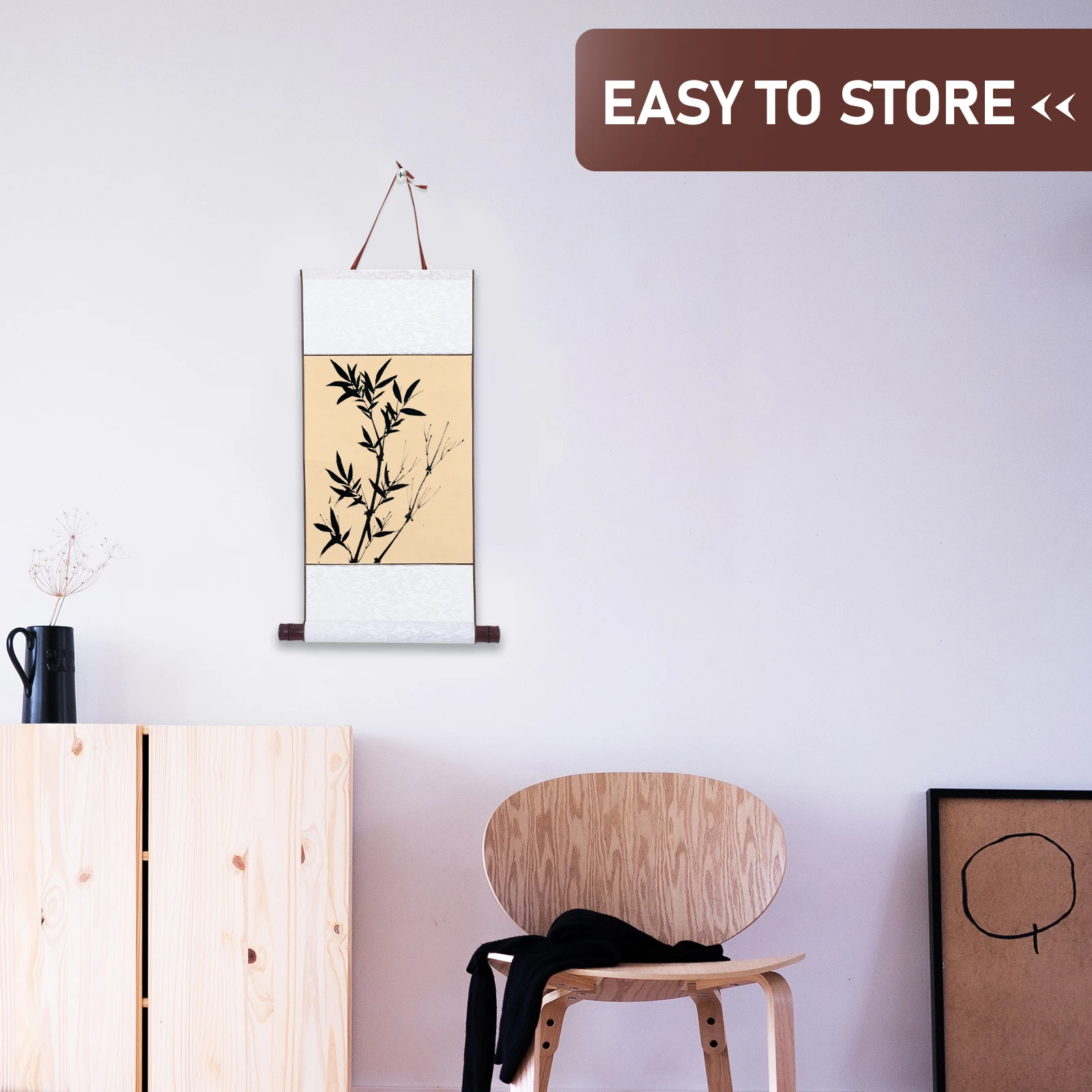 

1pc Blank Hanging Chinese Xuan Paper Calligraphy Practicing Art Wall Scroll Drawing Painting Supply s Diy Scroll Paper