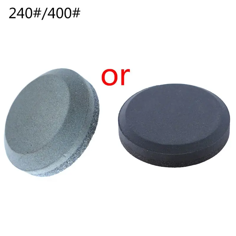 2025 New 240/400#Household Knife Whetstone Round Axe Sharpening Stone Hand Dual Grit Tool