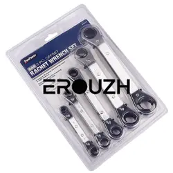 5PC Dual-Purpose Ratchet Wrench Set