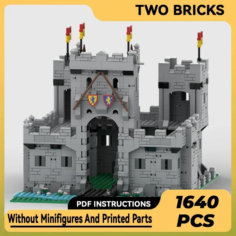 

Medieval Fortress Model Moc Building Bricks Emperor Castle Technology Modular Blocks Gifts Christmas Toys DIY Sets Assembly