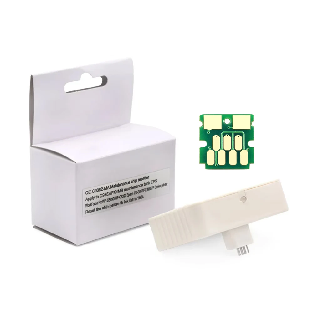 

C9382 PX4MB Maintenance Tank Chip Resetter For Epson WorkForce WF C5890 C5390 5890 5390 PX S887 887F Printer Waste Ink Collect