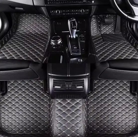 

High quality! Custom full set car floor mats for Right Hand Drive Land Rover Discovery 5 2025-2017 5 7 seats waterproof carpets