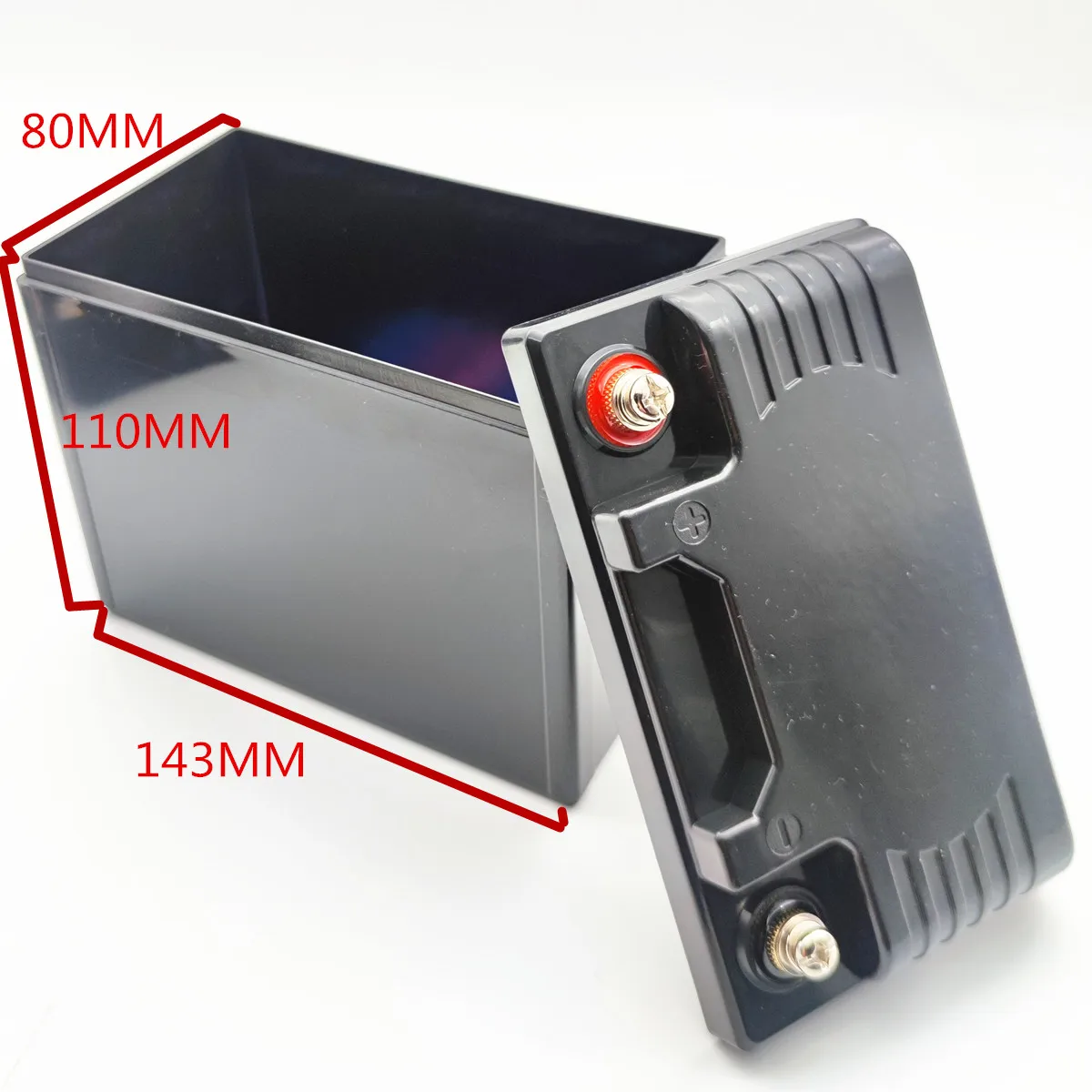 4S3P 32650 Battery Storage Box 18650 21700 Motorcycle Power UPS Case for 12v14ah 12.6v 12.8v Li Ion Lifepo4