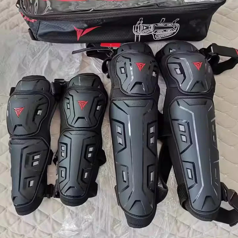 

Summer Adjustable Motowolf Motorcycle Knee Protector - D3O Armor CE Certified Lightweight Gear for Motorbike Cycling & Skating