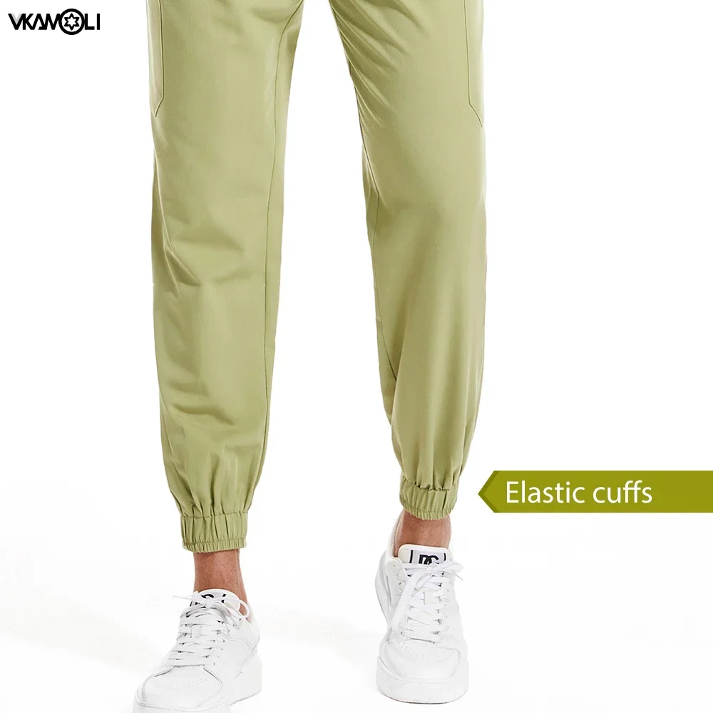 multicolour stretch fabric clinic room medical uniforms top and jogger xs-xxl scrubs set for man Doctor's work clothes