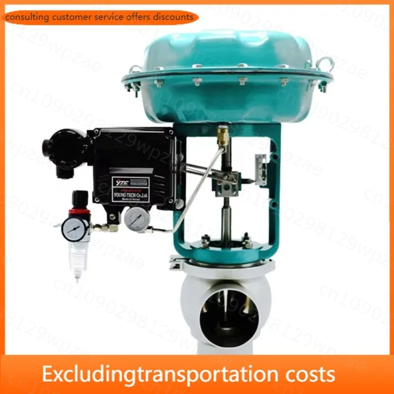 1Inch Hot Selling Sanitary Stainless Steel SS304 Premium 25.4MM Weld Flow Regulator Valves with Electro-pneumatic Positioner OEM