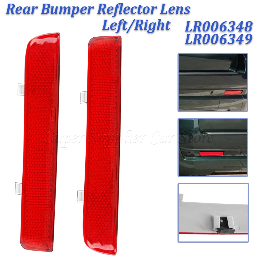 LR006348 LR006349 Rear Left Right Bumper Reflector Brake Light Bumper Taillight For Land Rover Range Rover L322 Freelander LR2