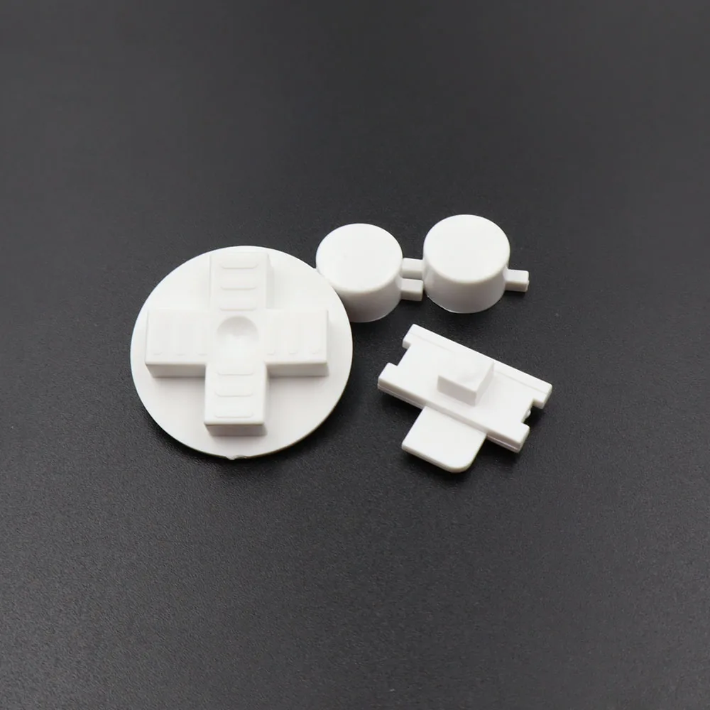 1 세트 교체 A B D 패드 방향 키패드 Gameboy GB DMG 버튼 용 전원 켜기 끄기 버튼