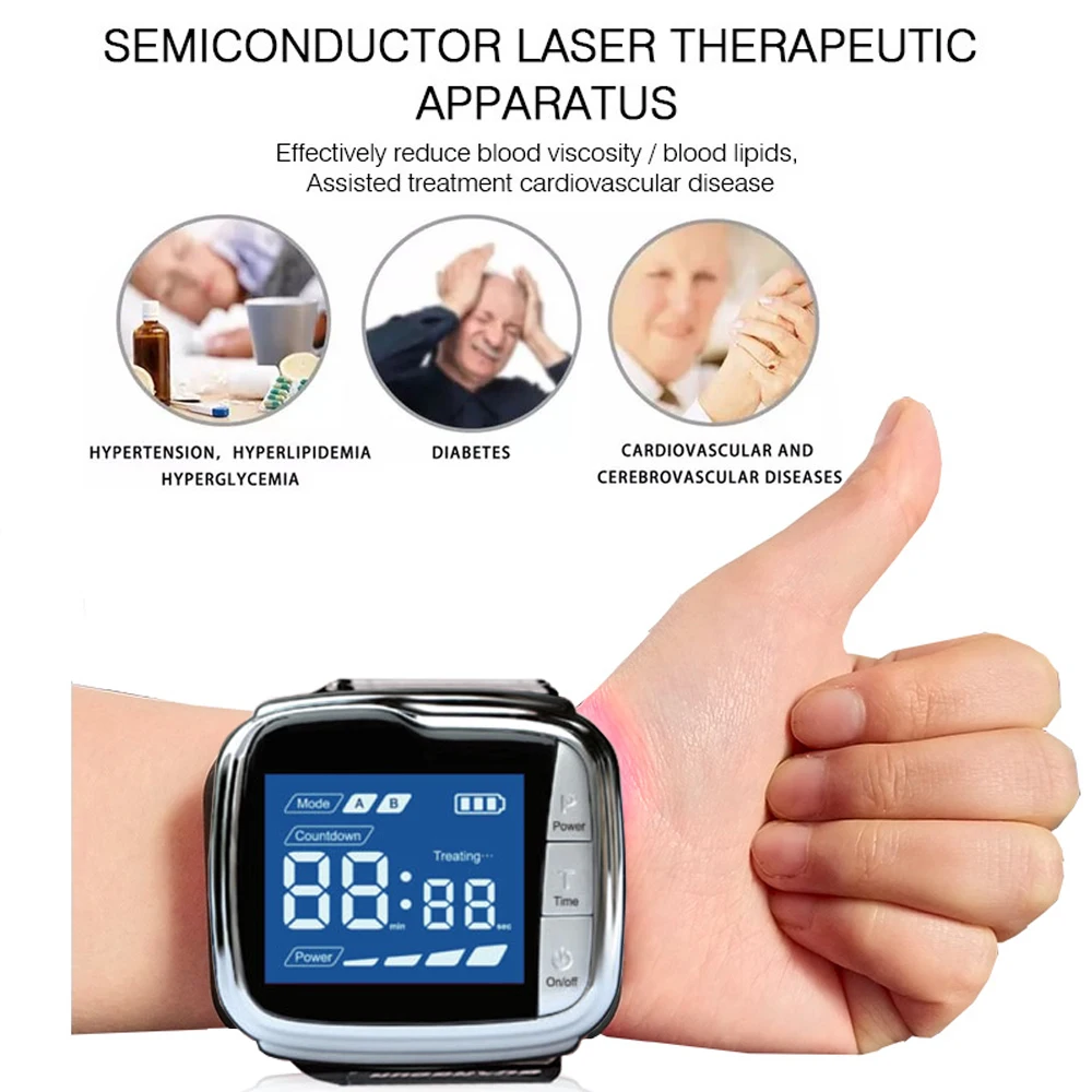 

18 Laser Diodes Pain Relief Device Protable Medical Therapeutic Laser Blood Pressure Apparatus