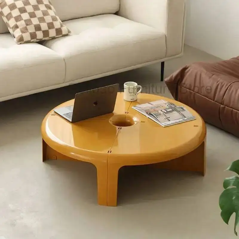 

Round Coffee Nordic Table Modern Minimalist Ins Small Apartment Living Room Medieval Splicing Combination Side Table