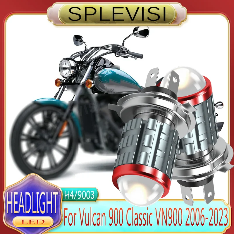 

Tool-Free Fit LED h4 Motorcycle Headlight For Vulcan 900 Classic VN900 2006 2007 2008 2009 2010 2011 2012 2013 2014 2015-2023