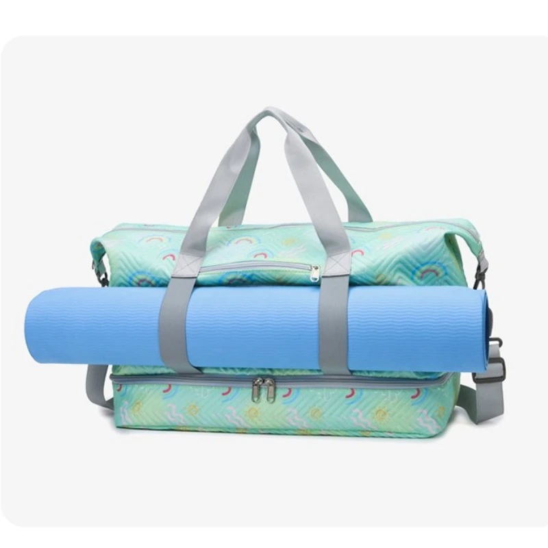 Bolsa deportiva de gran capacidad para viaje, bolsa de almacenamiento multifuncional para mamá, bolsa de viaje para viajes de negocios