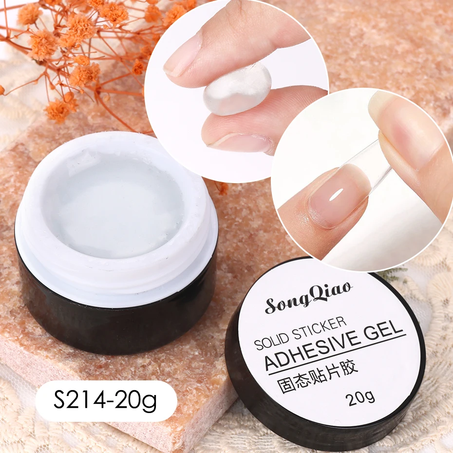 30g Weiches Nagelgel, transparentes Patch-Gel für künstliche Nagelverlängerungen, stark haftender Kleber in der Tube, UV-härtend, ablösbar, Maniküre-Werkzeug