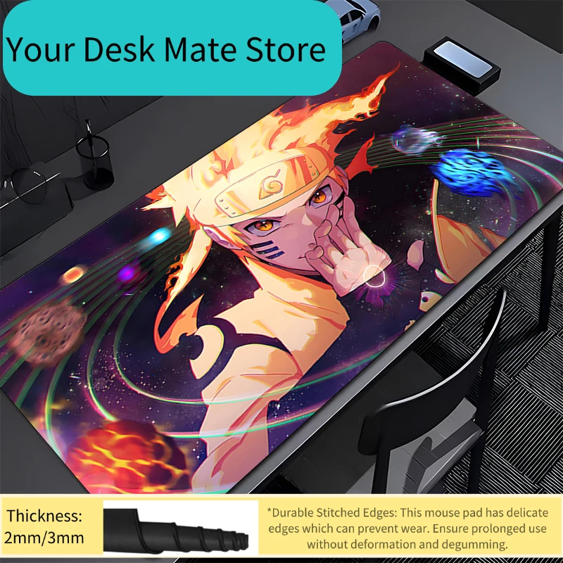 

Mouse Pad Office Naruto Uzumaki Rubber Mini Pc Keyboard Pad Laptop Computer Speed Desk Mat Computer Gaming Acessories Mousepad