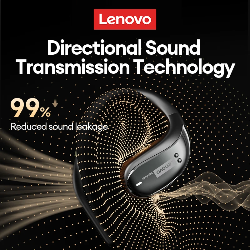 Lenovo LE505 OWS Wireless Earphone Ear Hook Stable Low Latency Bluetooth 6.0 Headphone Long Battery Life Music Waterproof Earbud