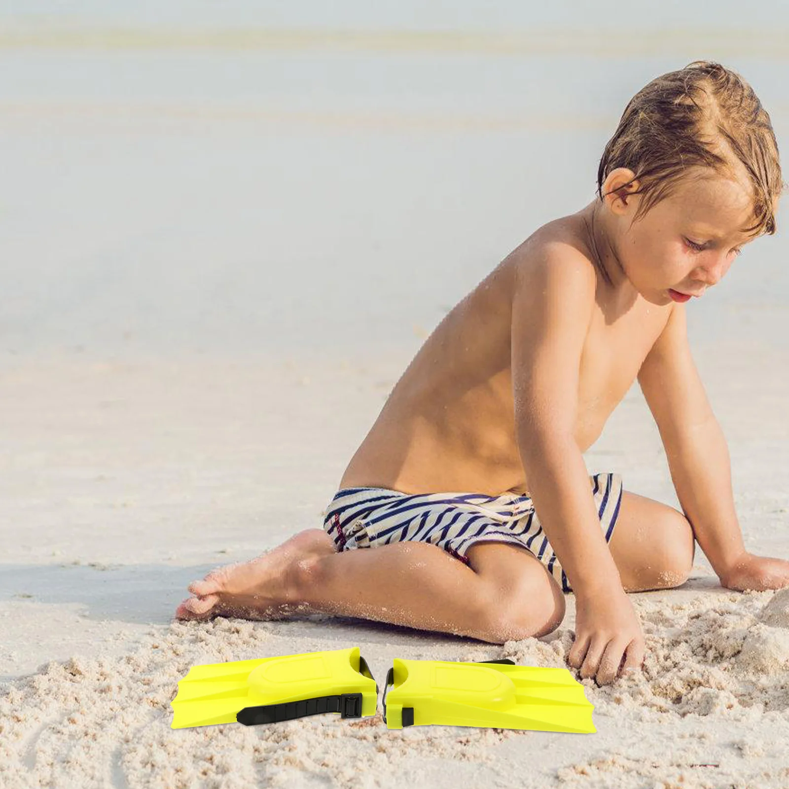 

1Pair Snorkeling Fins Soft Comfortable Dive Flippers Swimming Training Adult Snorkeling Gear Non Slip Open Toe