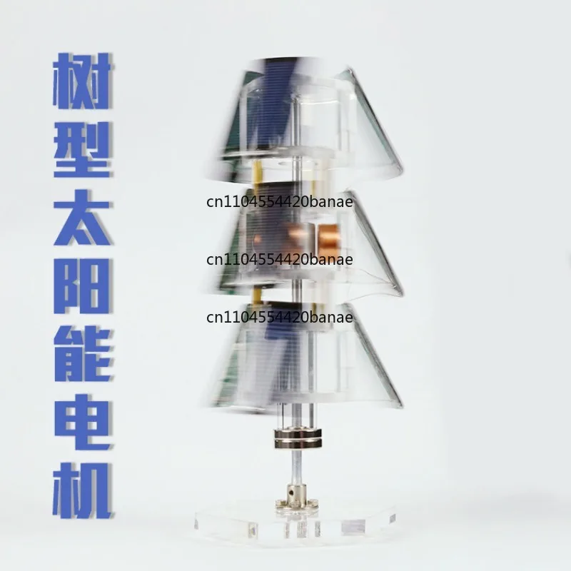 tree solar motor student science experiment toy science ornament