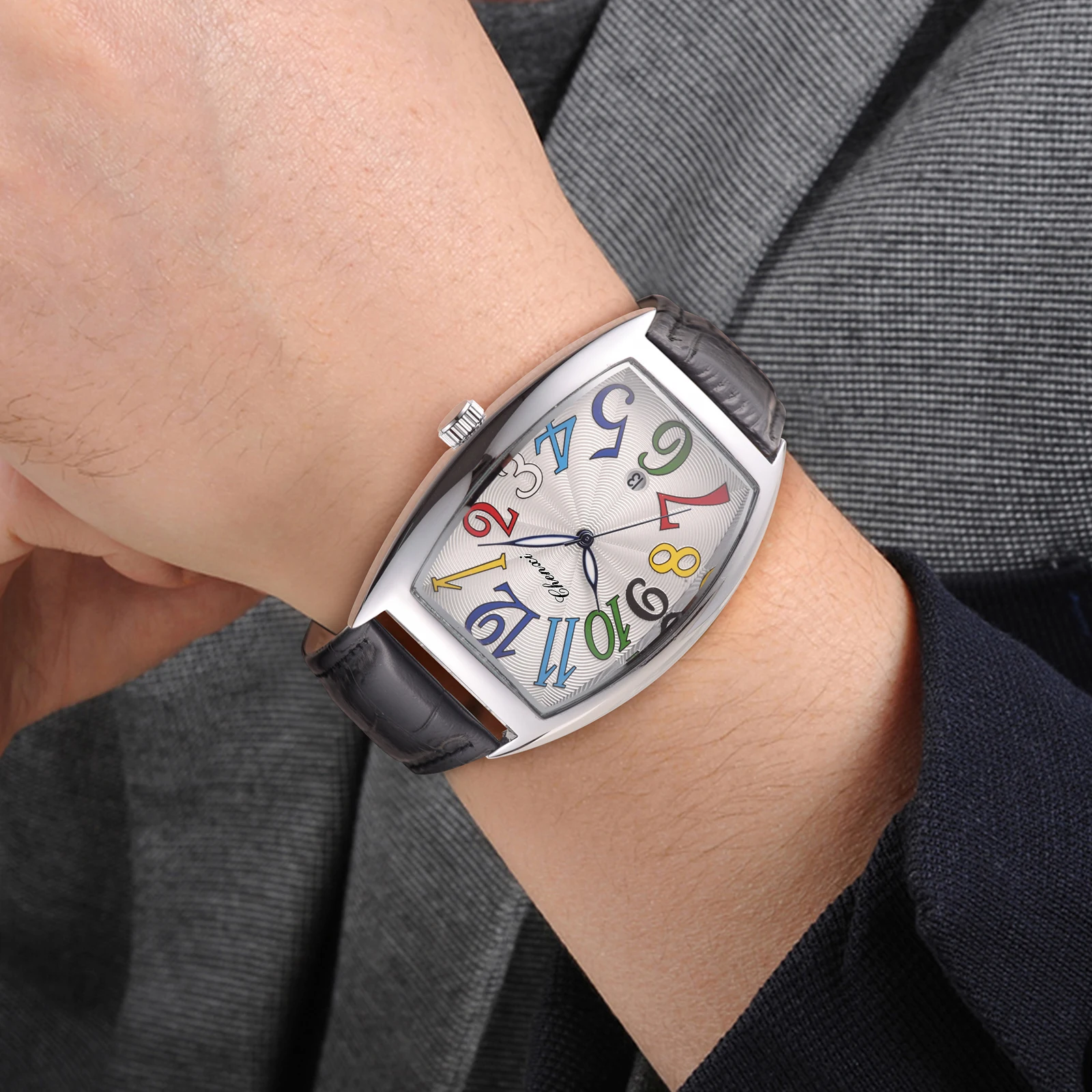 Chenxi Heren Horloges Casual Top Luxe Sport Heren Horloges Waterdicht Lichtgevend Leer Datum Quartz Horloges Mannen Klok NIEUW