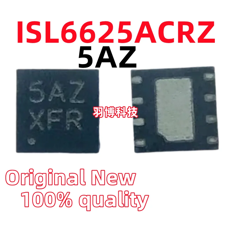 

(5-10piece) 100% New ISL6625ACRZ-T ISL6625A ISL6625ACRZ 5AZ QFN-8 Chipset