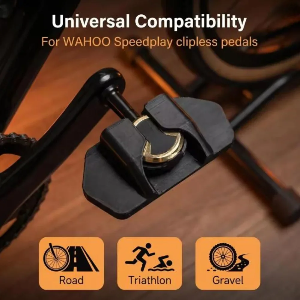 2pcs Bicycle Pedal Adapter For Wahoo For Speedplay Bicycle Pedal Flat Pedal Adapter Conversion Self-locking Bicycle Parts - view 2