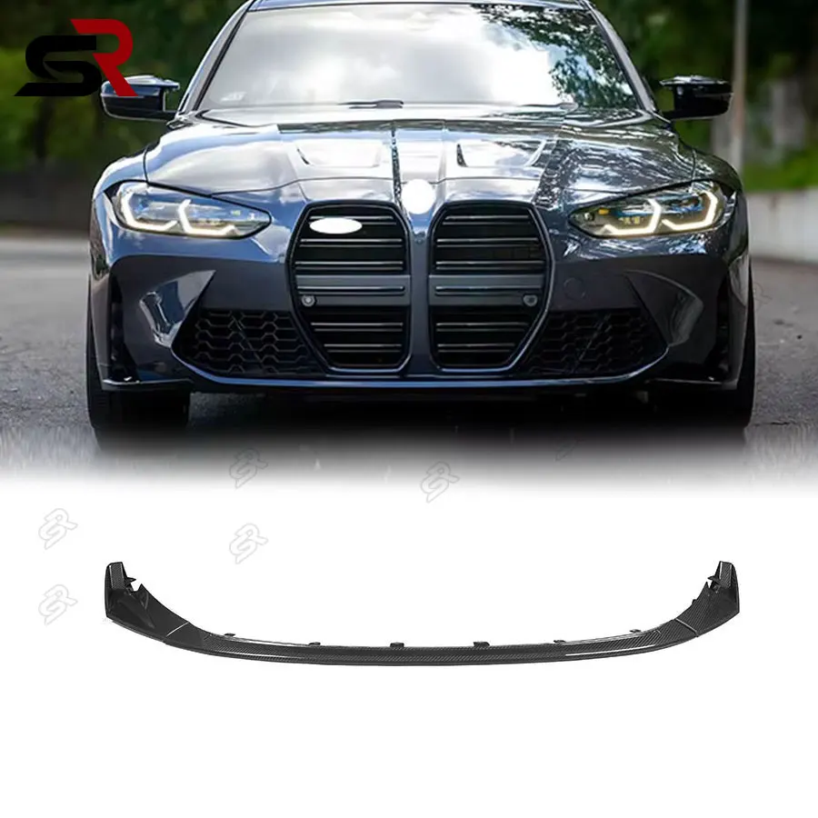 

Dry Carbon Fiber Front Lip for BMW M3 G80 4-door/M4 G82 G83 2-door 2021+ Car Bumpers Lip Body kit